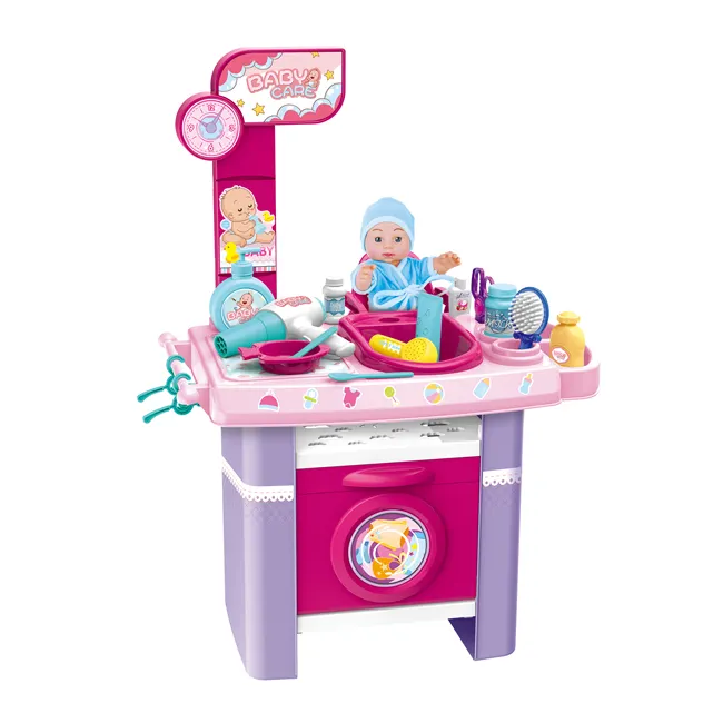 ก่อนวัยเรียน pretend Play ตุ๊กตาเด็ก Care ชุดของเล่นพลาสติกพยาบาลของเล่น HC482888