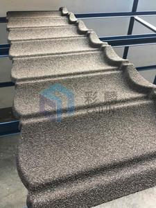 แผ่นหลังคาเห<span class=keywords><strong>ล</strong></span>็กเค<span class=keywords><strong>ล</strong></span>ือบหิน วัสดุก่อสร้างคุณภาพสูง 50 ปี - Product Image 5