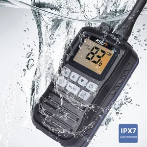 P25 IP67 निविड़ अंधकार VHF समुद्री ट्रांसीवर चल नाव दो तरह रेडियो डे Comunicacion पोर्टेबल लंबी दूरी वॉकी टॉकी