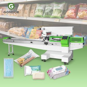 Máquina automática horizontal para envolver y empaquetar jabón en rollo pequeño tipo almohada - Product Image 1