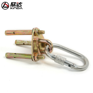 Support de fixation pour corde d'évacuation Xinda, en acier inoxydable, montage triangulaire avec joint torique pour l'installation de la corde de sécurité - Product Image 2