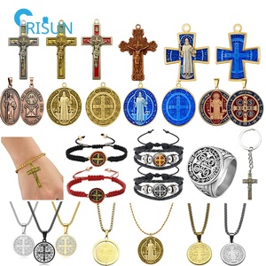 <span class=keywords><strong>Medalla</strong></span> católica de San Benito, anillo de La Santa Cruz, pulsera, collar, llavero, <span class=keywords><strong>medalla</strong></span>, medallón, <span class=keywords><strong>Medalla</strong></span> personalizada de San Benito - Product Image 1
