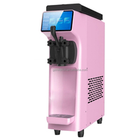 Offre Spéciale en acier inoxydable pré-refroidissement bureau 110V/220V fabricant Mini Portable crème glacée molle faisant la Machine pour la maison