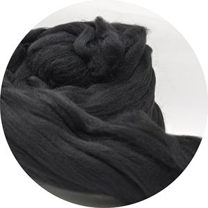 Polyester recyclé peigné noir 3D 102 mm pour usage en spinning - Product Image 5