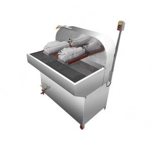 Machine à laver semi-automatique pour bouteilles de cosmétiques, de boissons et de vin, avec brosse intégrée - Product Image 4