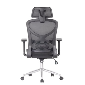 Chaise de bureau de direction inclinable en tissu de haute qualité 2025 avec appui-tête réglable et dossier en maille - Product Image 3