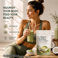 Peptides de protéines de collagène OEM pour la construction musculaire |   Latte au matcha et à la noix de coco |   Protéines végétales et Matcha |   Nutrition beauté en marque blanche