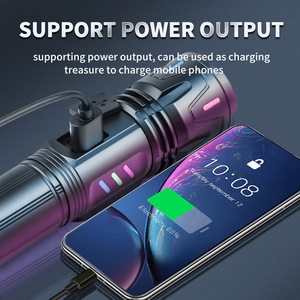 Linterna Láser Blanca con Pantalla Digital, Batería Recargable LED, Alta Intensidad, Largo Alcance, Uso en Exteriores - Product Image 3