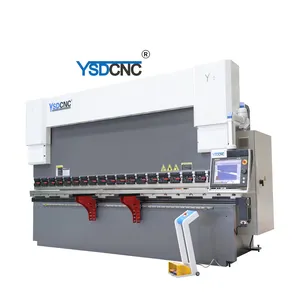 Ysdcnc Wc 67K 125T \/3200 6 + 1 As Cnc-Plaatstaal Buigmachine Hydraulische Handmatige Buigmachine Cnc-Persrem