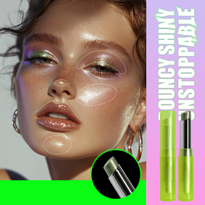 Wholesale Highlight <b>Eyeshadow</b> Stick Hydrating Shimmer Highlighter Vegan Sparkle Crystal Glaze <b>Eyeshadow</b> Stick - Product Image 2