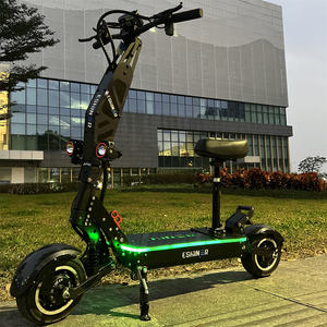 Trottinette électrique pliable pour adultes R7, 72V, double moteur, pneu tout-terrain de 11 pouces, batterie au lithium 30-40AH, durable, trottinette électrique d'aventure - Product Image 1