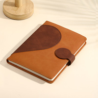Cuaderno de Regalo de Alta Calidad con Logotipo Personalizado, A5/B5, Páginas Rayadas, Diario Académico con Hebilla, Papelería de Oficina, Cuaderno de Cuero PU