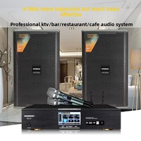 Sistem Speaker Stereo KP052 Seri 10 12 15 Inch Peralatan Audio Profesional untuk Lounge, Kafe, dan Klub KTV