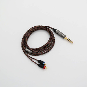 Cable de auriculares equilibrado de 4,4mm, trenzado, de cobre sin oxígeno, macho-macho, para Im50 Ie80 Se846 Se535 Se215 Se425 Ue900 - Product Image 4