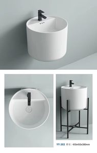 Lavabos suspendus Éviers muraux en céramique Grand évier mural - Product Image 3