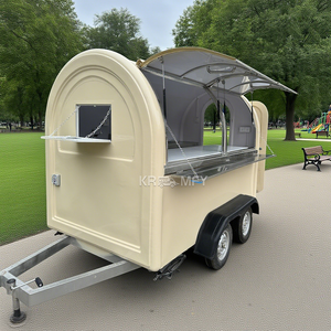 Camion de restauration mobile pour pizzas, remorque de cuisine personnalisable avec logos, service commercial, camion de restauration de rue avec fenêtre de service - Product Image 4