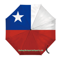 Parapluie pliant avec drapeau de Nouvelle-Zélande, ouverture et fermeture automatiques, parapluie compact, portable, grand format, pour la protection contre la pluie, coupe-vent
