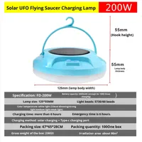 Ampoule de secours à LED à énergie solaire IP65 pour le camping en plein air panne de courant marché de nuit décrochage maison