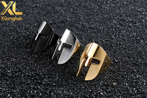 Anillo de Acero Inoxidable Personalizado Estilo Punk para Hombre, Anillo Vintage con Diseño de Casco Espartano, Anillo de Titanio para Hombre - Product Image 4