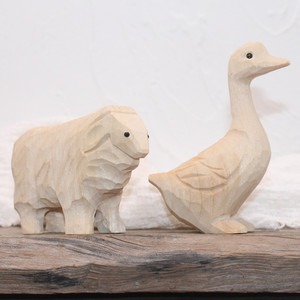 <span class=keywords><strong>Sculture</strong></span> in <span class=keywords><strong>Legno</strong></span> Naturale Grezzo Non Dipinto, Figurine <span class=keywords><strong>di</strong></span> Pecora e Anatra, Artigianato Fai-da-Te, Ornamento da Tavolo <span class=keywords><strong>per</strong></span> Casa, <span class=keywords><strong>per</strong></span> Amanti dell'Arte - Product Image 4