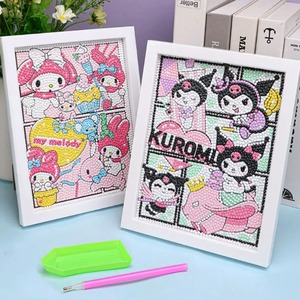 Promotionnel 5D bricolage point de croix Kits diamant peinture Hello Kitty dessin animé Art maison décoration murale - Product Image 2