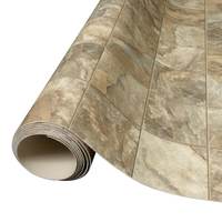 Revêtement de sol en rouleau de PVC vinyle antidérapant imperméable Tapis de sol intérieur Tapis de sol en plastique Couverture en feutre
