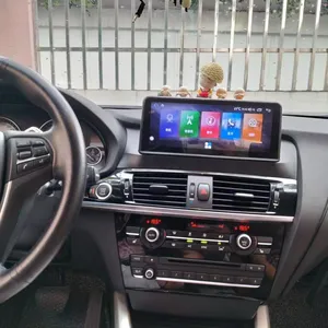 Автомобильный мультимедийный плеер, центральный процессор 10,25 дюйма, Android 11, для BMW X3, F25, X4, F26, головное устройство, GPS-навигация, радио, стерео