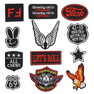 แพทช์ปักลายปีกนกอินทรีร็อคสตาร์แบบรีดติด ลดราคาพิเศษ - Product Image 1