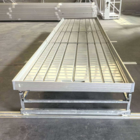 Système de bancs roulants pour serres de semis à flux et reflux, table de culture pour l'irrigation, gestion efficace de l'eau