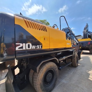 Excavatrice sur pneus Hyundai 210W-9T de 21 tonnes, robuste, avec garantie d'un an et haute efficacité pour la construction et l'exploitation minière - Product Image 6