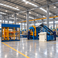 Machine à blocs automatique haute productivité QT8-15 pour la fabrication de blocs de ciment et de briques autobloquantes en usine