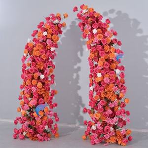 Arche de fleurs artificielles en gros pour les mariages-Usine directe, conceptions personnalisées disponibles - Product Image 6