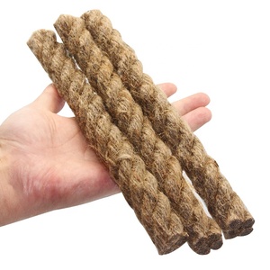 Cuerda de Cáñamo Encerada con Parafina Ecológica Natural de 254 mm (10 Pulgadas), Iniciador de Fuego, Antorcha para Acampar - Product Image 1