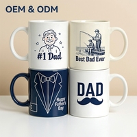 Mug à café « Meilleur papa du monde » Cadeau pour la fête des pères américaine pour les rassemblements familiaux