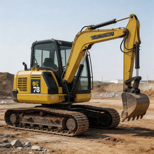 Excavadora de cadenas Komatsu PC56, PC60, PC70, PC78 usada de alta calidad, original de Japón, excavadora hidráulica de 35 toneladas, segunda mano, buen precio - Product Image 1