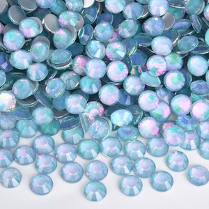 Cristales Planos Oleeya en Varios Colores, 100 Unidades, SS3-SS30, Gemas al por Mayor para Decoración Navideña de Uñas - Product Image 3