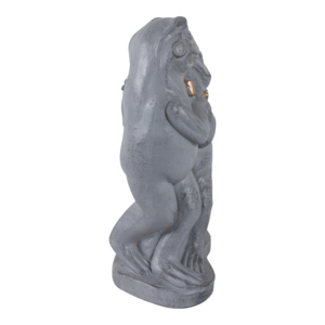 Statua di Rana in Resina, Decorazione da Giardino con Design Texturizzato, Ornamento Contemporaneo per Esterni - Product Image 3
