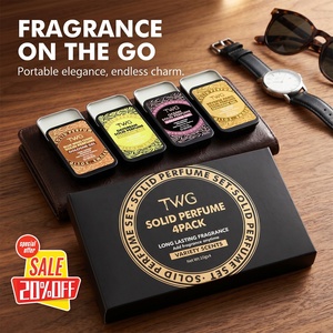 TWG Offre Spéciale – Coffret de Parfums Solides aux Senteurs Variées – Baume Parfumé Solide Délicat et Portable pour Femmes et Hommes – Parfum Solide Lisse et Raffiné - Product Image 1