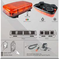 Bande lumineuse LED ambrée rechargeable, contrôlée par application, IP65, pour tout-terrain, barre lumineuse de sécurité magnétique, DC12-24V, 8 fonctions, certifiée ECE R65/CE