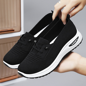 Femmes 2025 Fly tricot baskets décontracté Fitness marche léger matériau doux bas quantité minimale <span class=keywords><strong>de</strong></span> commande Design à la mode pour le printemps abordable - Product Image 1