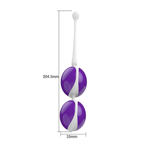 Toparc Juego de bolas de silicona Kegel Ejercicio de Kegel Ejercicios de suelo pélvico femenino Producto sexual Bola vaginal - Product Image 2