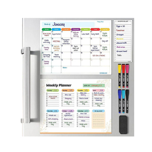 Khô Xóa Hành Vi Có thể Ghi Nhãn Nam Châm Cá Nhân Tủ Lạnh Từ Sticker Tùy Chỉnh Tủ Lạnh Nam Châm Không Thấm Nước UV - Product Image 1