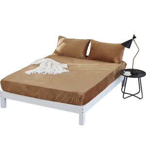 Drap-housse en velours cristal chaud d'hiver, poches profondes, confort moelleux, pour toutes les tailles de matelas - Product Image 2