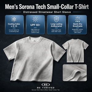 เสื้อยืดโอเวอร์ไซส์ผู้ชาย ผ้าโซโรนา เทค ทีเชิ้ต สไตล์สตรีทแวร์ คอเล็ก แห้งเร็ว ระบายความร้อน UPF50 แอนตี้แบคทีเรีย - Product Image 5