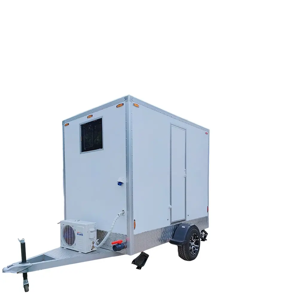 TUNE Portable Toilet Washing Room Small Portable Homes Toilet Expandable Container House On Trailer