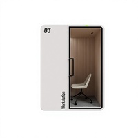 Cabine insonorisée moderne pour bureau à domicile et espace de travail professionnel, solution silencieuse professionnelle