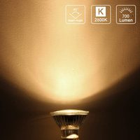 Ampoule halogène MR11 GU4 GU10 MR16 en verre, blanc chaud, 220V 230V, 20W 35W 42W 60W 70W, projecteur halogène