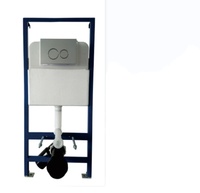 Réservoir de toilettes mural à capteur dissimulé, sans alimentation externe, à évacuation en S, à économie d'énergie, à induction automatique, pour hôtels modernes