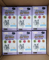 Makanan Basah Hewan Peliharaan Kucing Bar Licking Salmon Ayam Tuna 15G*50 Kemasan Perlindungan Mata Kesehatan Otak Omega3 Minyak Ikan Grosir Pabrik