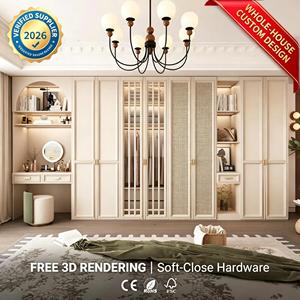 <span class=keywords><strong>Armadio</strong></span> per <span class=keywords><strong>Camera</strong></span> <span class=keywords><strong>da</strong></span> <span class=keywords><strong>Letto</strong></span> in Stile Francese Lussuoso, in MDF, <span class=keywords><strong>con</strong></span> Semplice Sistema di Stoccaggio Personalizzato, Direttamente dalla Fabbrica - Product Image 1
